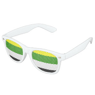 Skoliosexual Pride Flag Retro Sunglasses