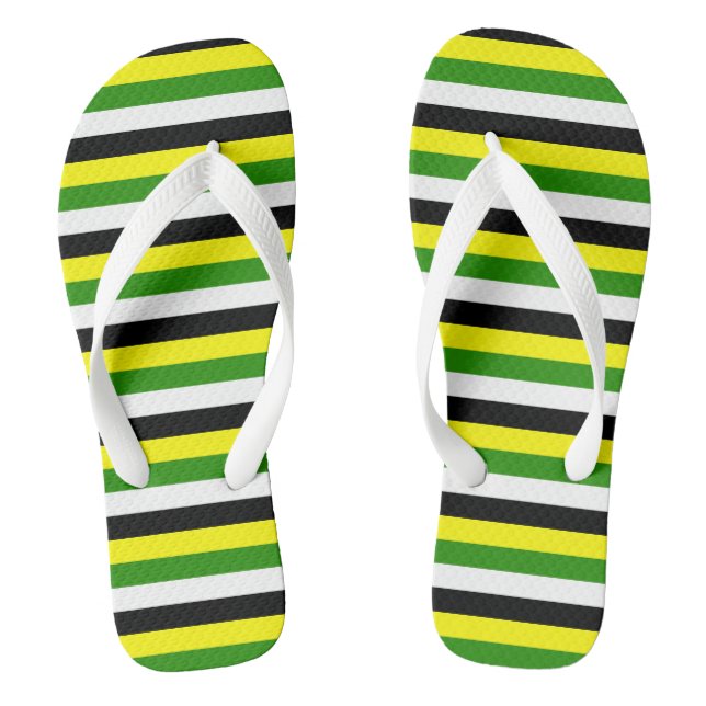 Skoliosexual Pride Jandals (Footbed)