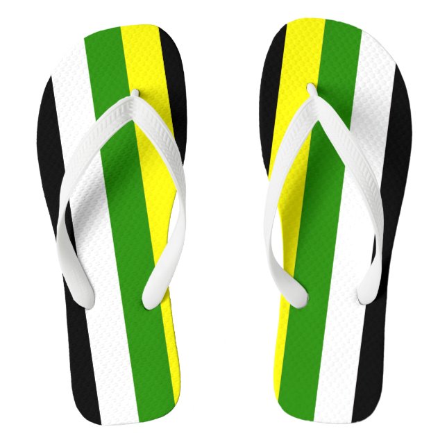 Skoliosexual Pride Jandals (Footbed)