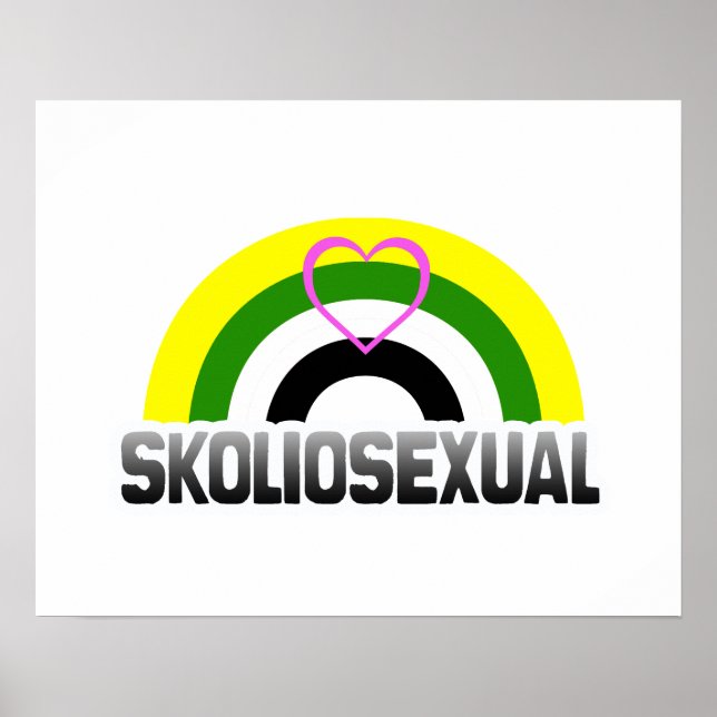 Skoliosexual Pride Poster (Front)