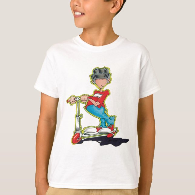 skooter kid T-Shirt (Front)