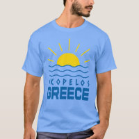 Skopelos Greece Sunshine And Sea Men's Blue