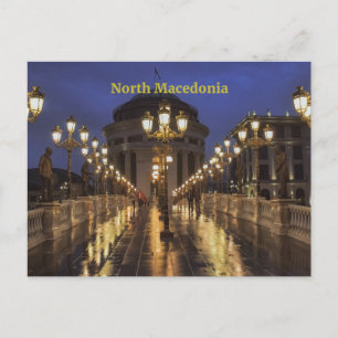 Skopje, North Macedonia Postcard