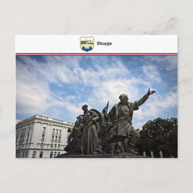 Skopje - North Macedonia Postcard (Front)