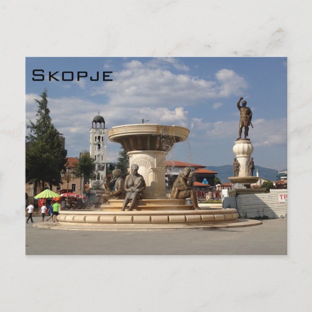 Skopje Postcard (Front)
