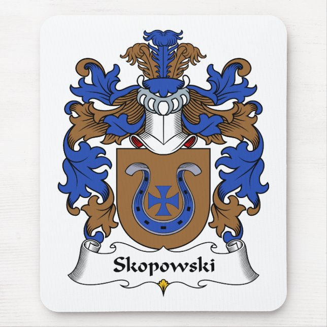 Skopowski Family Crest Mouse Pad (Front)