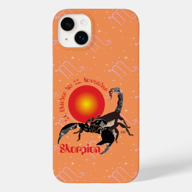 Skorpion 24. Okt. - 22. Nov. Apple iPhone Hülle Case-Mate iPhone Case (Back)
