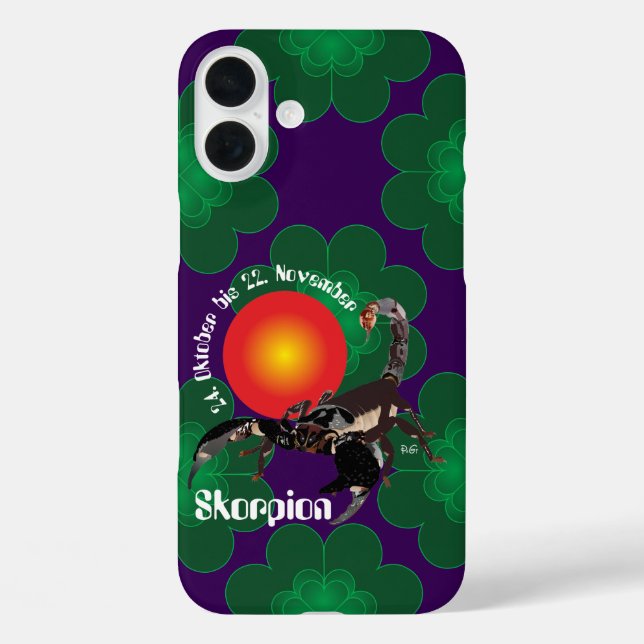Skorpion 24. Okt. bis 22. Nov. iPhone Hülle Case-Mate iPhone Case (Back)