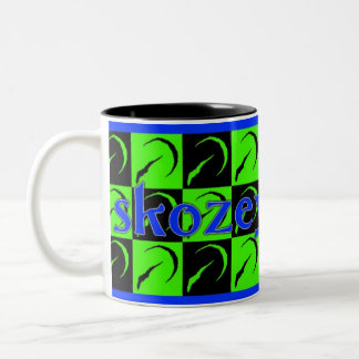 skozey fetisch chequerboard mug