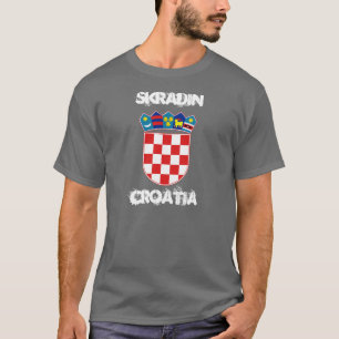 Skradin, Croatia with coat of arms T-Shirt