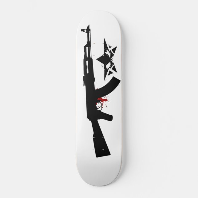 Skuil.ly's AK-47 Deck Skateboard (Front)
