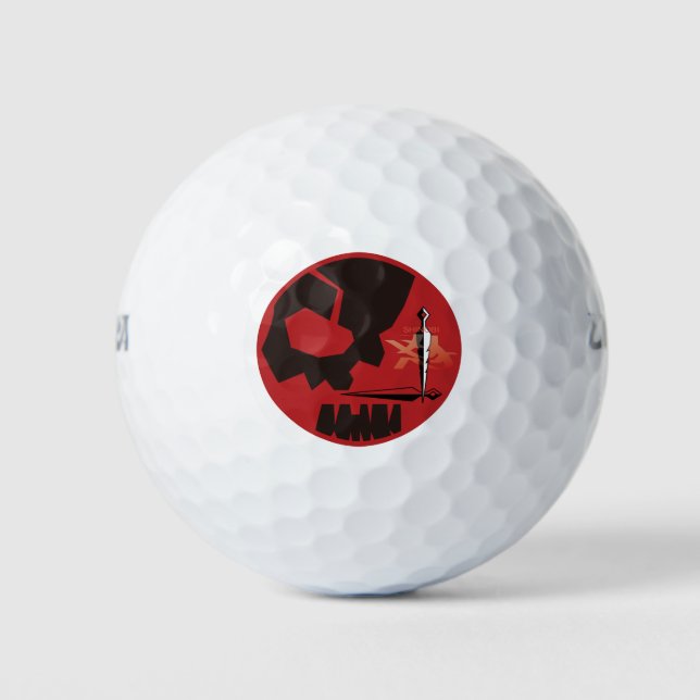 SKULETONS SHINOBI No4 Golf Balls (Front)