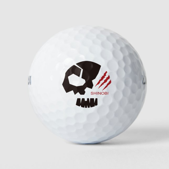 SKULETONS SHINOBI No4 Golf Balls (Front)
