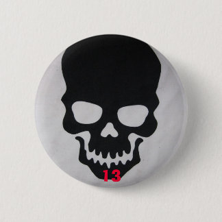 skull 13 button