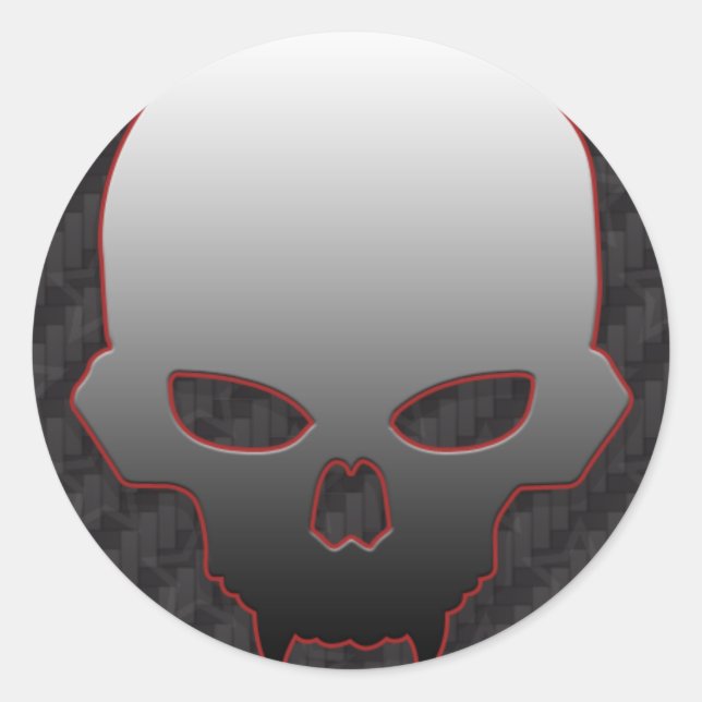 Skull #1 Fan Sticker (Front)