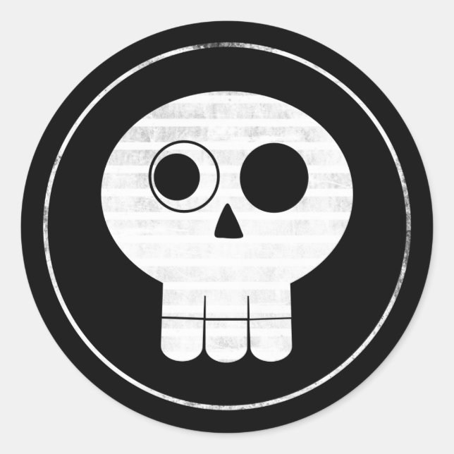 Skull 2 Sticker (Front)