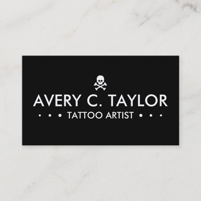 SKULL 3dots Loyalty Program Card (Front)