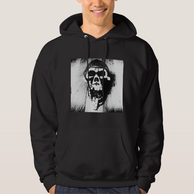 "Skull" Abstract Graphic Hoodie w/ Cirobb Logo (Front)