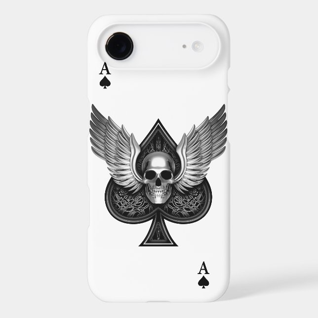 Skull Ace of Spades iPhone 6 Plus case (Back)