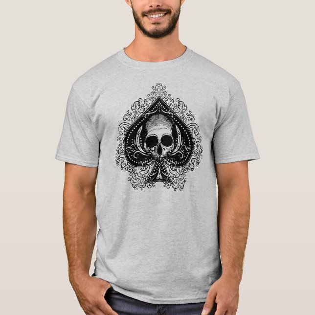 Skull Ace of Spades T-Shirt (Front)