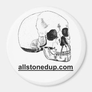 Skull allstonedup magnet