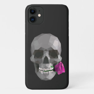 Skull and a rose Case-Mate iPhone case