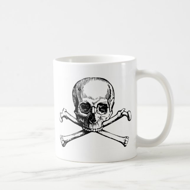 Skull and Bones Coffee Mug (Right)