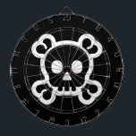 Skull and bones dart board design<br><div class="desc">Skull and bones dart board design.</div>