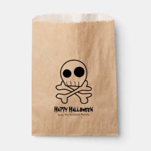 Skull and Bones Halloween Party Favour Bags