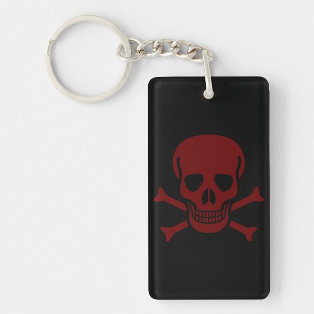 Skull and Bones Key Ring (Front)