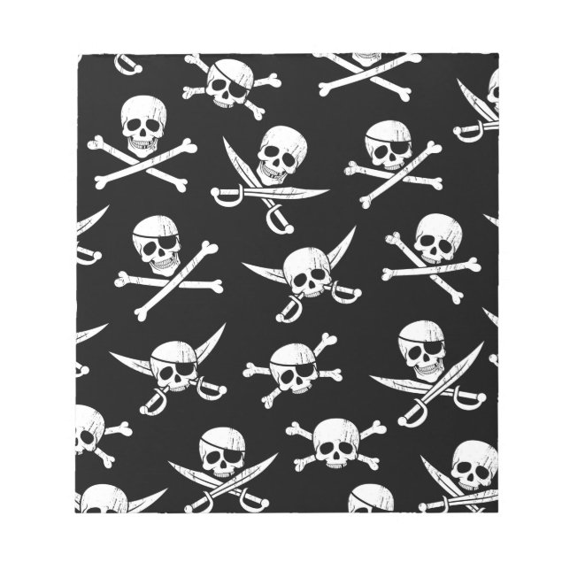 Skull and bones notepad (Front)