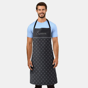 Skull And Bones Pattern Apron