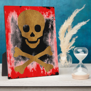 Skull and Bones Plaque