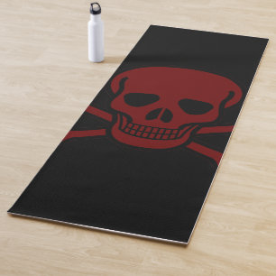 Skull and Bones Yoga Mat