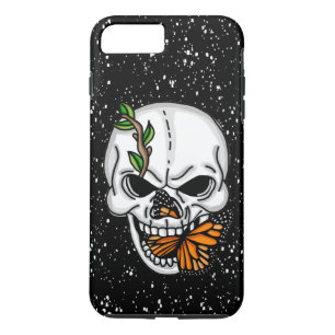 Skull and Butterfly Digital Art   Case-Mate iPhone Case