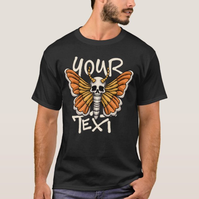 Skull And Butterfly streetwear  T-Shirt (Front)