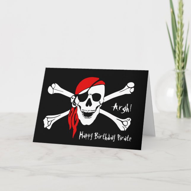 Skull and Cross Bones Card (Front)