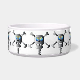 Skull and Cross Bones Pet Bowl