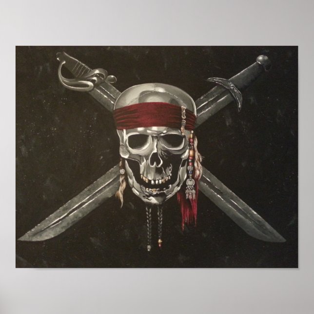 Skull and Cross Bones Poster (Front)