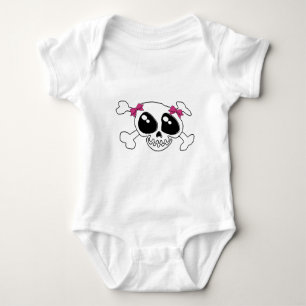 Skull and Crossbones Baby Bodysuit