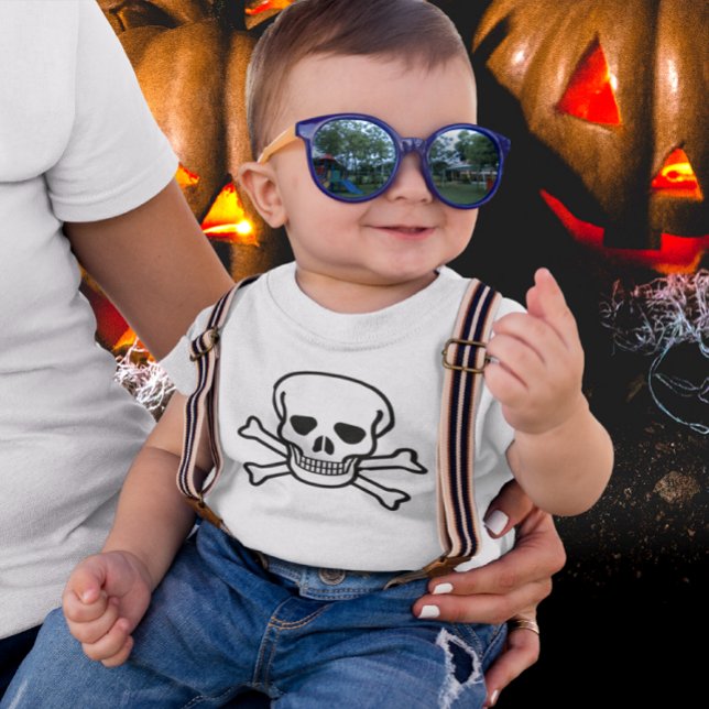 Skull and Crossbones Baby T-Shirt (Skull and Crossbones Baby T-shirt)