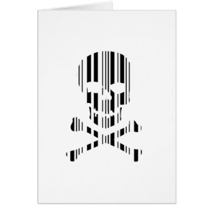 SKULL AND CROSSBONES BAR CODE Poison Barcode