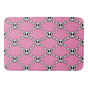 Skull and Crossbones Bath Mat