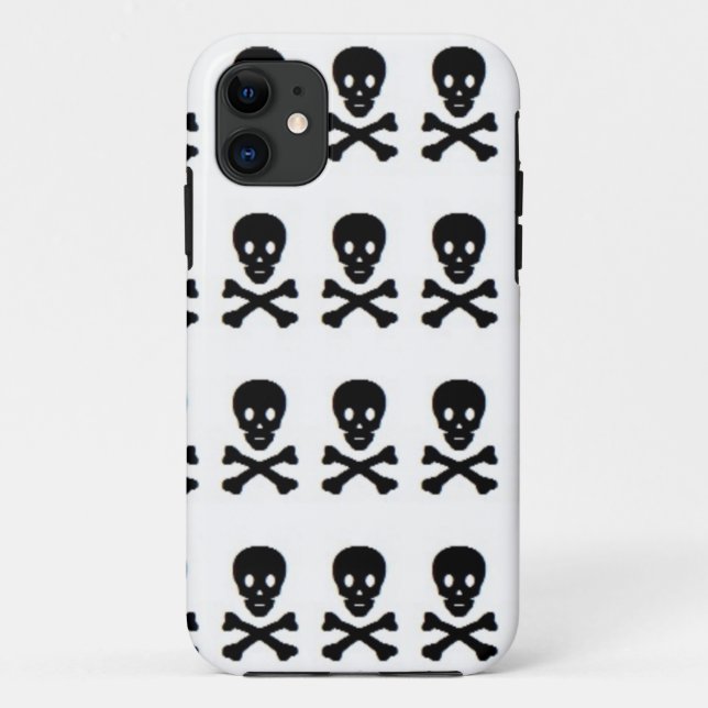 SKULL  AND CROSSBONES Case-Mate iPhone CASE (Back)
