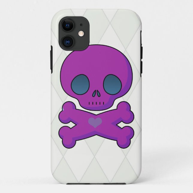 Skull and Crossbones Case-Mate iPhone Case (Back)
