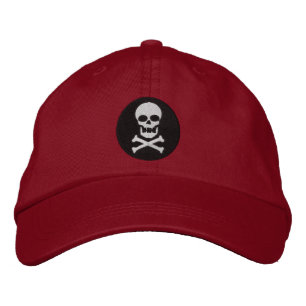 Skull And Crossbones Embroidered Cap