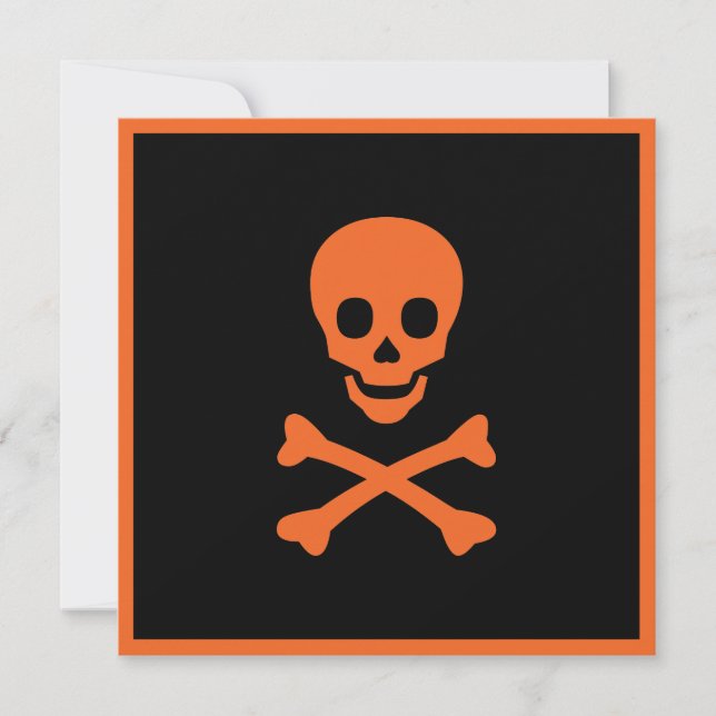 Skull and Crossbones Invitation (Front)