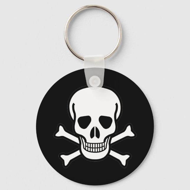 Skull and Crossbones Key Ring (Front)