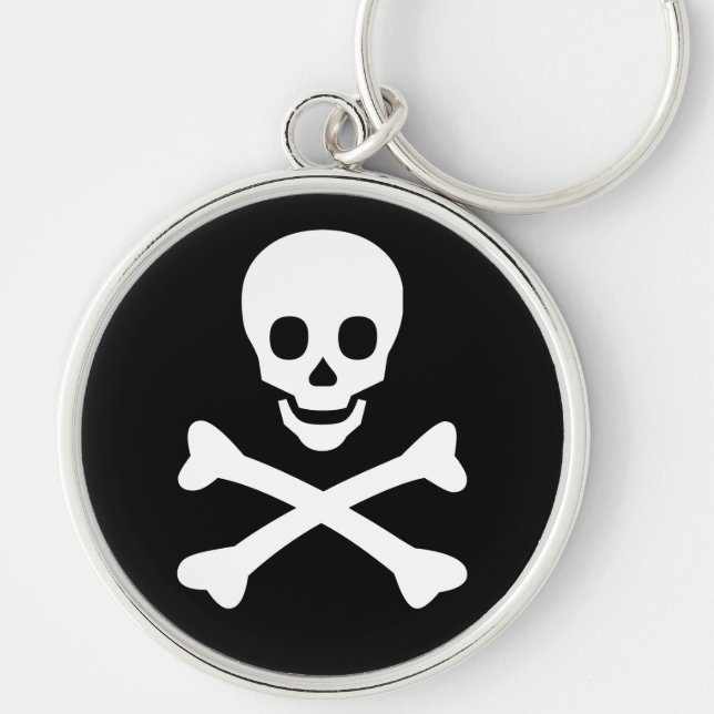 Skull and Crossbones Key Ring (Front)