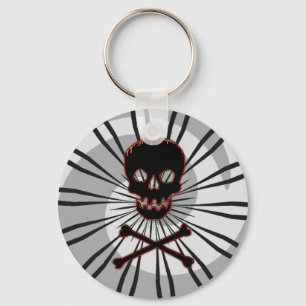 Skull and Crossbones Keychain